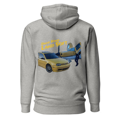 Drive Hard, Land Soft Hoodie (yellow)