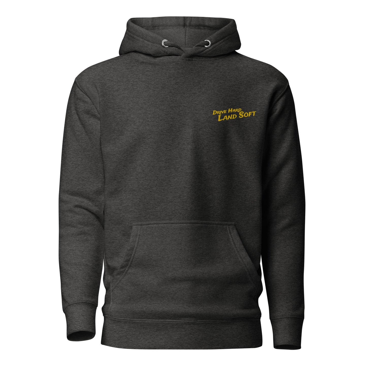 Drive Hard, Land Soft Hoodie (yellow)